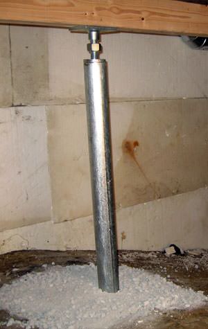 Repairing Sagging Floor Joists Girders In Your Crawl Space Near