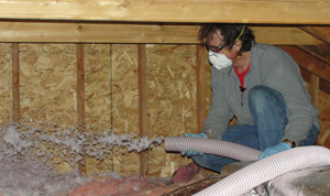 Fiberglass insulation installed Virginia