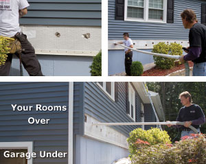 Garage Insulation installation for increased energy efficiency by our expert contractors